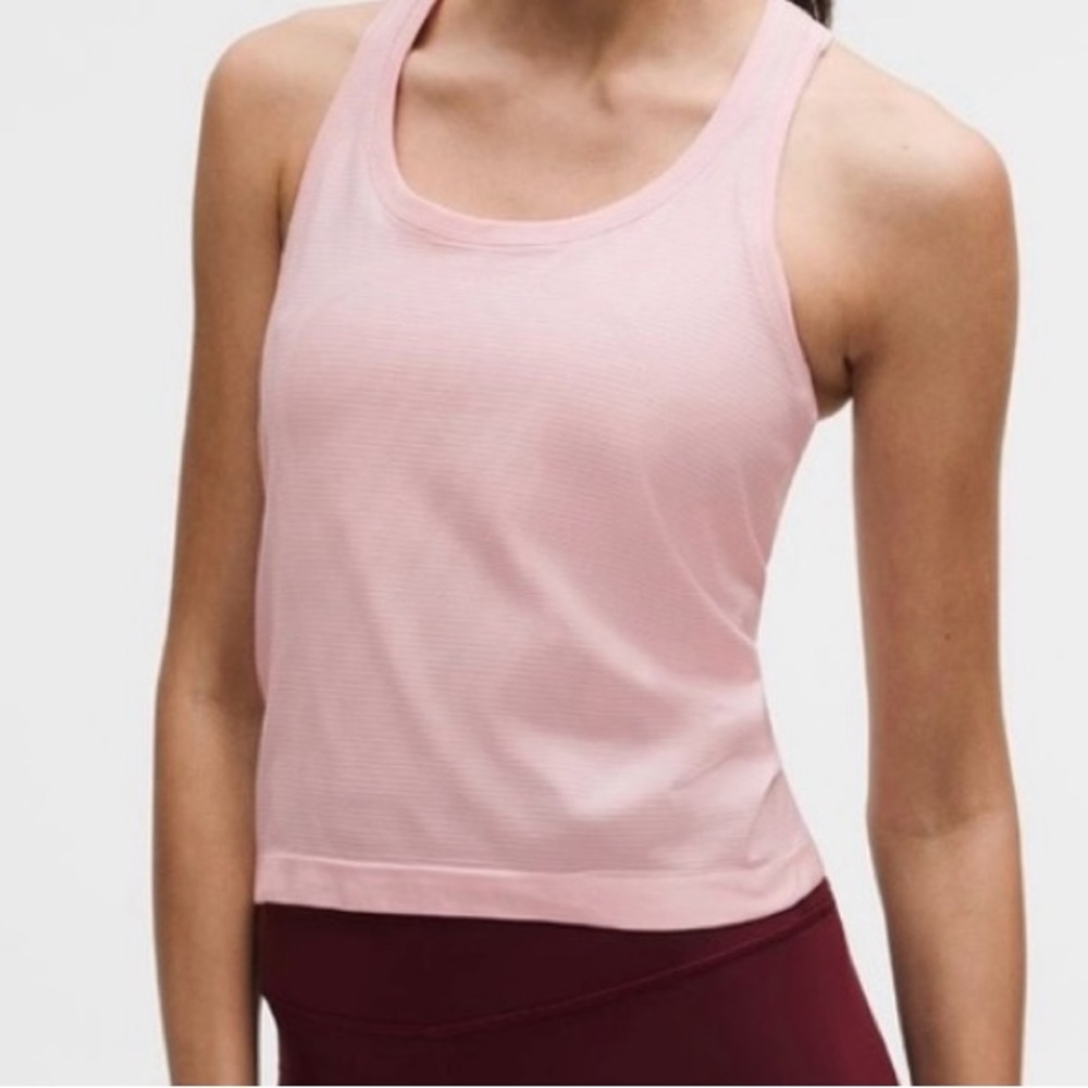 lululemon athletica Light Pink Swiftly Tech tank top